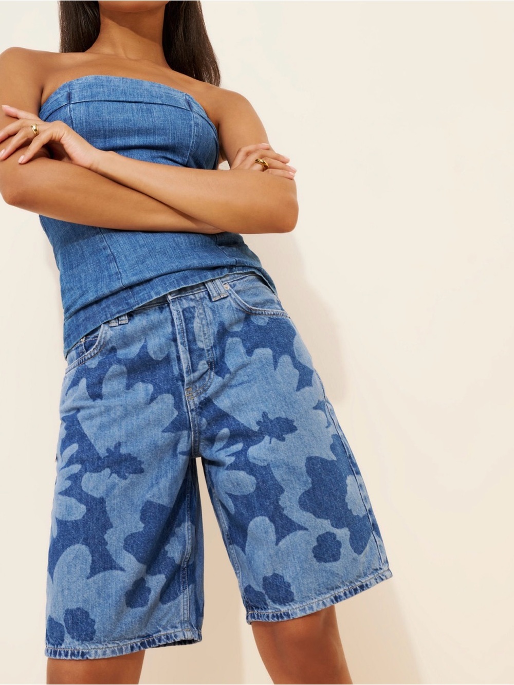 Free People Montana Printed Shorts